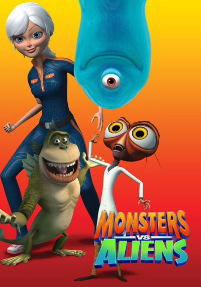 Monsters vs. Aliens poster